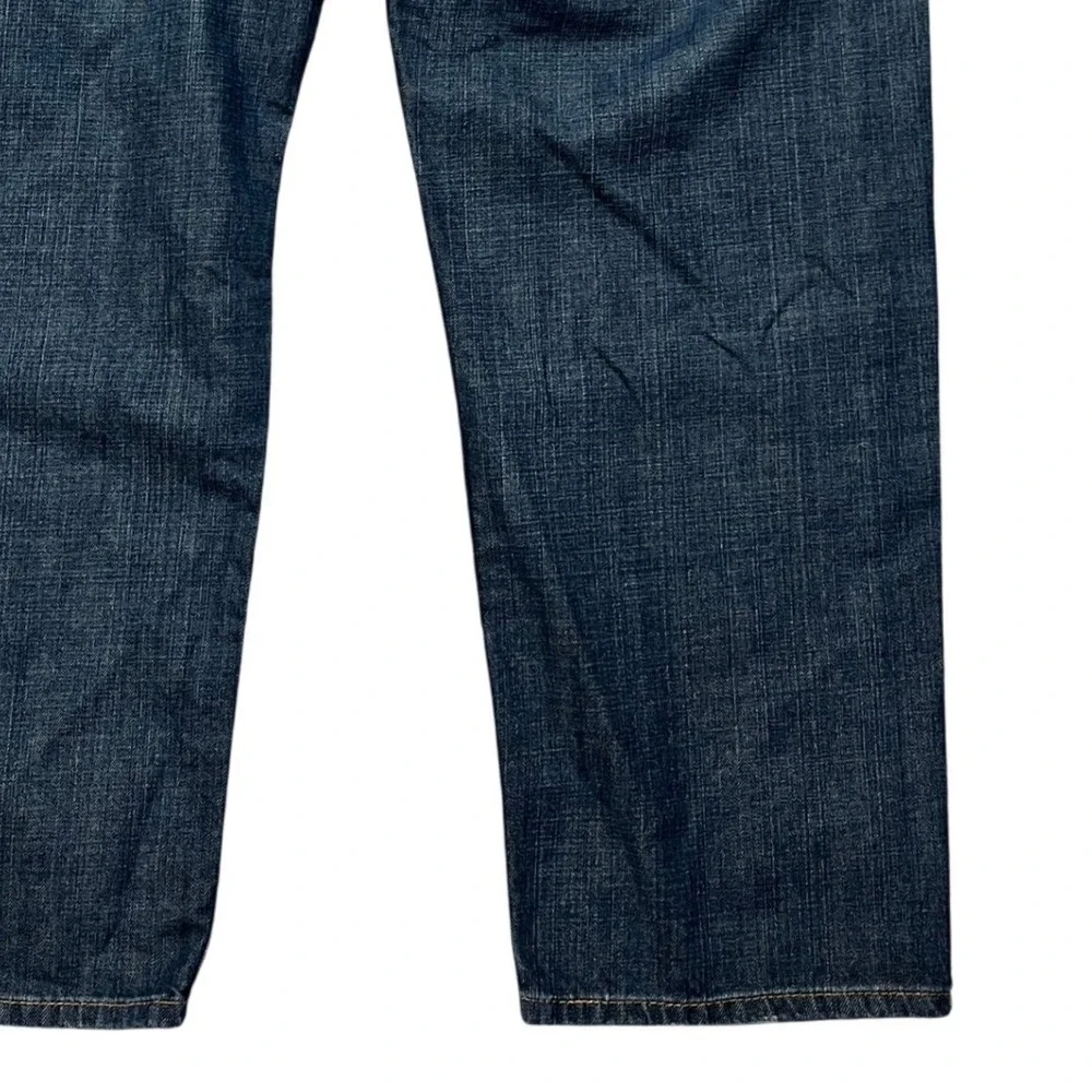 Levi's 550 Jeans Men 44x29 Dark Wash 5-Pocket Straight Leg Relaxed Fit Denim EUC